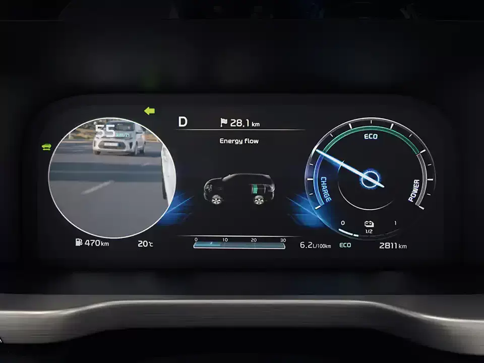 Công nghệ Hiển thị điểm mù lên màn hình đa thông tin (BVM)